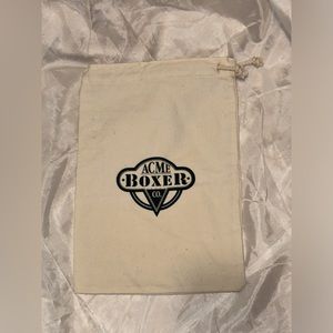 Acme boxer drawstring dust bag